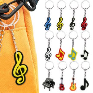 Hot Selling Pvc Musical Characters Keychain llaveros