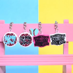 2025 Customized Half 3D Keychains