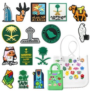 Designer PVC Beach Bag Charms - Large Duck Decor for Shoes & Car Accessories