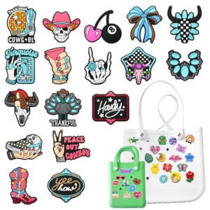 Custom Mom Life Bag Charms - Colorful PVC Letters for Tote Bags (Bulk)
