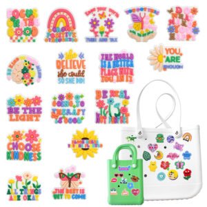 Wholesale Custom Mom Bag Charms - Large PVC Letters for Beach Bags (Luxury Set)