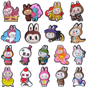18 New Design PVC Pins for the Fans of Labubu
