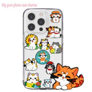 Cute Pvc Charms for junk case phone charms