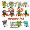 straw topper