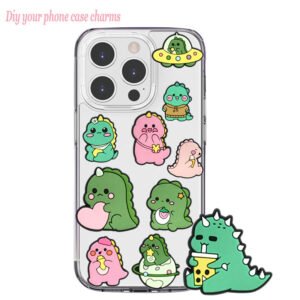2025 Customized Design Dinosaur Junk Case phone Charms