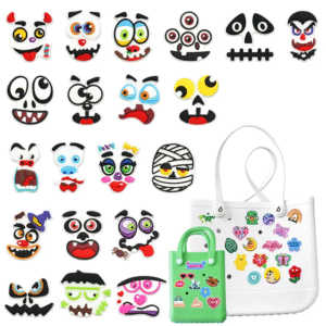 Cute Animal & Flower Beach Charms - Rubber Bag Accessories for Customization