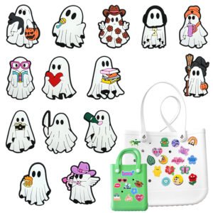 Large PVC Bogg Bag Charms - Custom Numbers & Roses Beach Decor