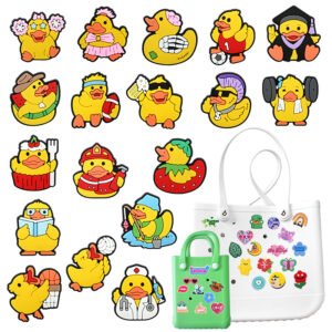 Wholesale Colorful PVC Beach Charms - Summer Fruit & Flower Designs