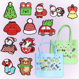 Custom Logo Silicone Charms - Rubber/EVA Beach Bag Decor