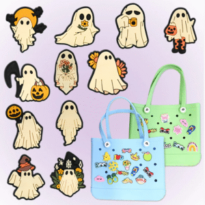 Custom Rubber Beach Bag Charms - Cute Insert Decor for Women & Girls