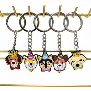 Custom Cartoon Dog Keychains
