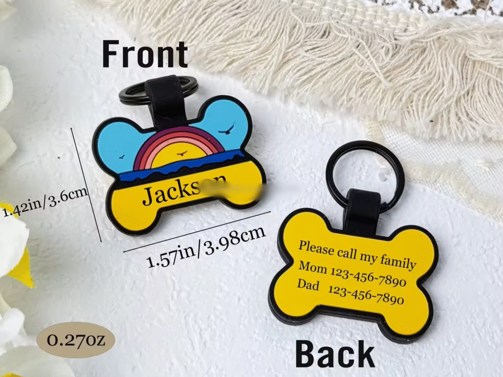 Pet ID label