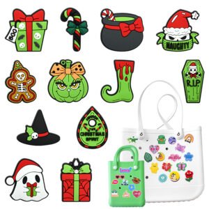 Wholesale Blank Silicone Charms - Custom Logo Inserts for Bags & Totes