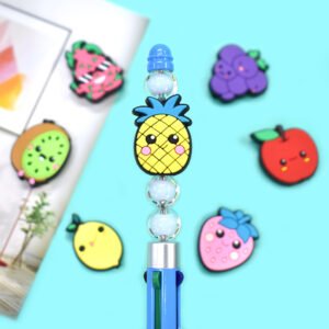Wholesale Cute PVC Focal Beads - Custom Character Pen Charms (Factory Price)
