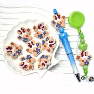 Custom Cartoon Pen Charms - Handmade Focal Beads for DIY Jewelry