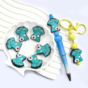 Hot Selling Cartoon Pen Charms - Custom Focal Beads for DIY Jewelry Gifts